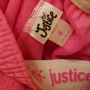 Girls Shorts, Justice, Pink, 6